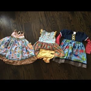 3 Matilda Jane Size 4 Dresses